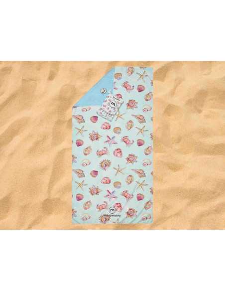 Toalla playa microfibra Shells | Toalla playa y piscina