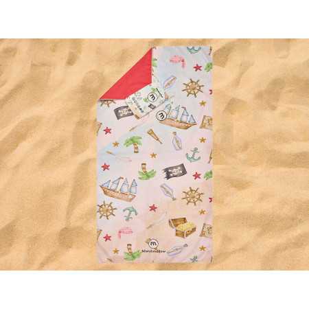Toalha de Praia intantil Microfibra Pirates| Toalha de Praia e Piscina