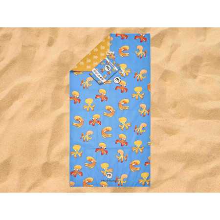 Toalla playa infantil microfibra Octopus | Toalla playa y piscina