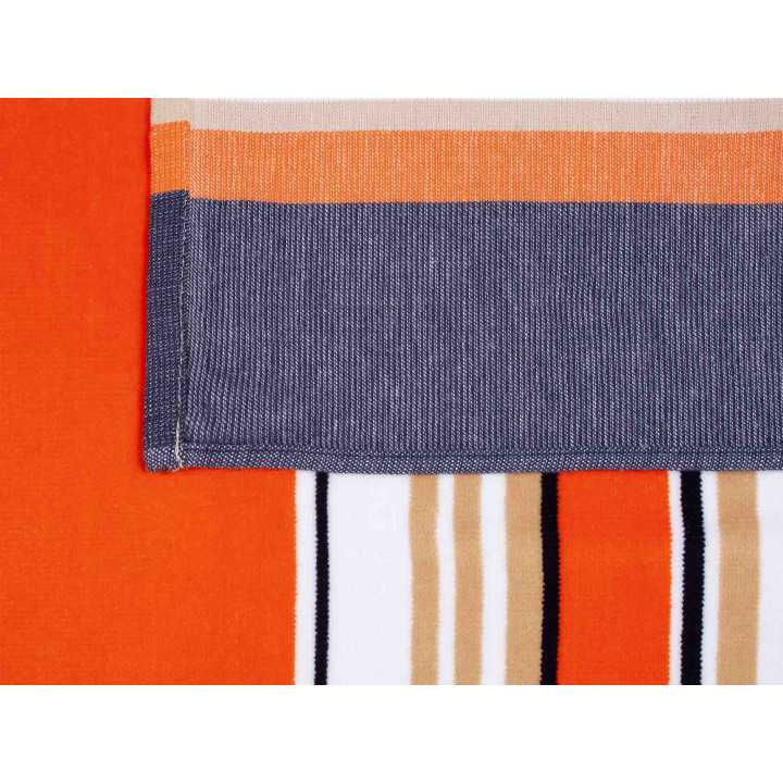 Toalla playa algodón Tasos Naranja | Toalla anti arena
