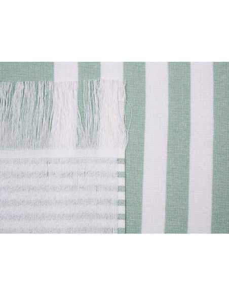 Toalha de praia e piscina em algodão hammam verde | Toalha Sarong