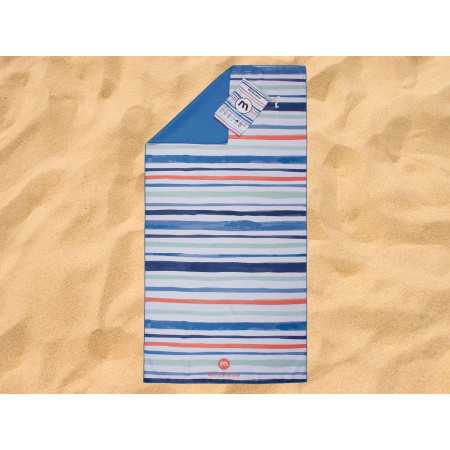 Toalla Pareo Playa Microfibra Stripe | Toalla secado rápido
