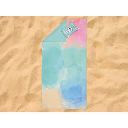 Toalha Pareo de Praia de Microfibra Águas| Toalha de secagem rápida