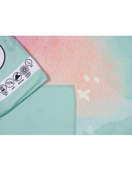 Toalha Pareo de Praia de Microfibra Águas| Toalha de secagem rápida