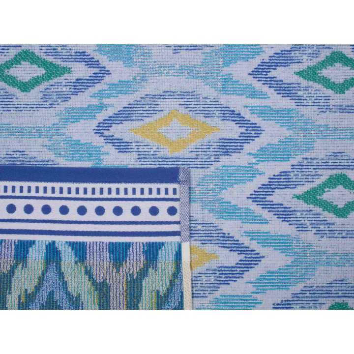 Toalla Playa Caleta Azul| Toalla playa rizo y terciopelo | Revitex