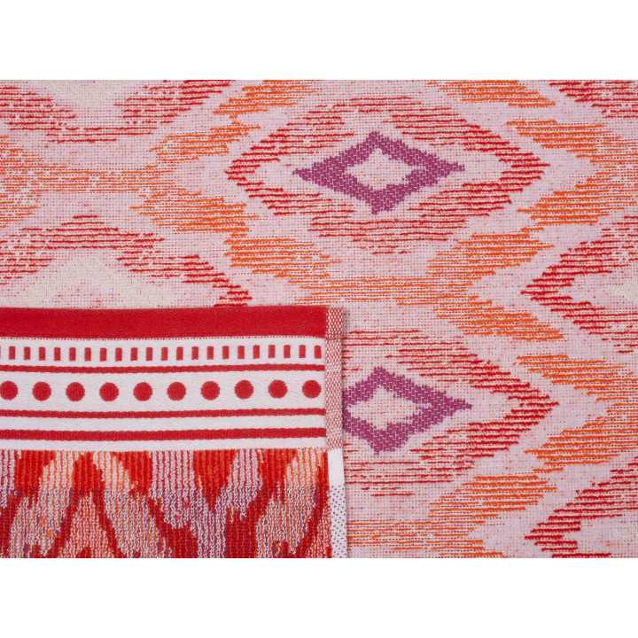 Toalha de Praia Caleta Laranja | Toalha de praia felpuda e veludo | Revitex