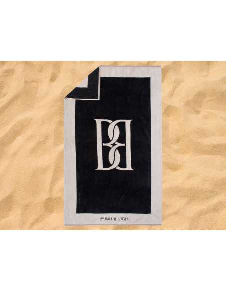 Toalha de praia e piscina em algodão Birger | Toalha de veludo e felpudo