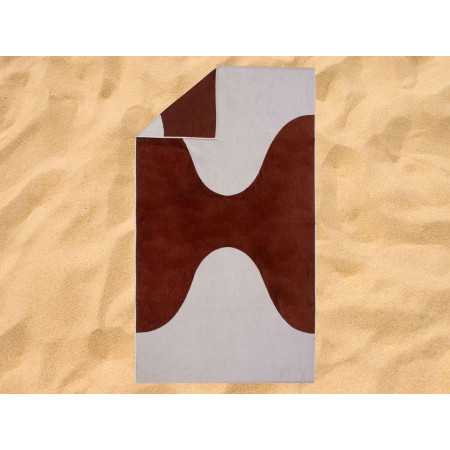 Toalla playa y piscina algodón Siros| Toalla terciopelo y rizo