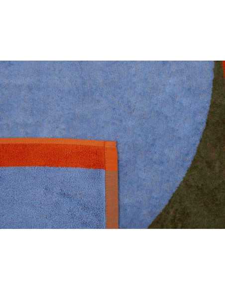 Toalha de praia e piscina em algodão Ios| Toalha de veludo e felpudo