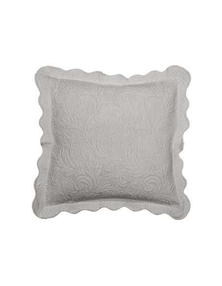 Funda de cojín Sofia gris | Cojines para dormitorio y salón.