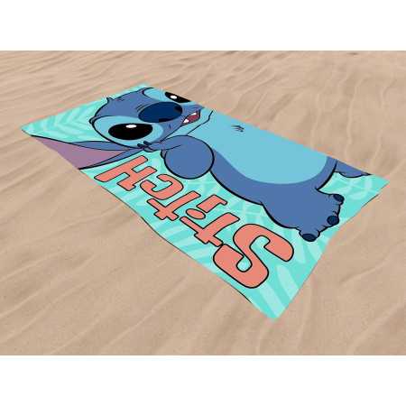 Toalha de praia infantil Stitch | Toalha de piscina Disney