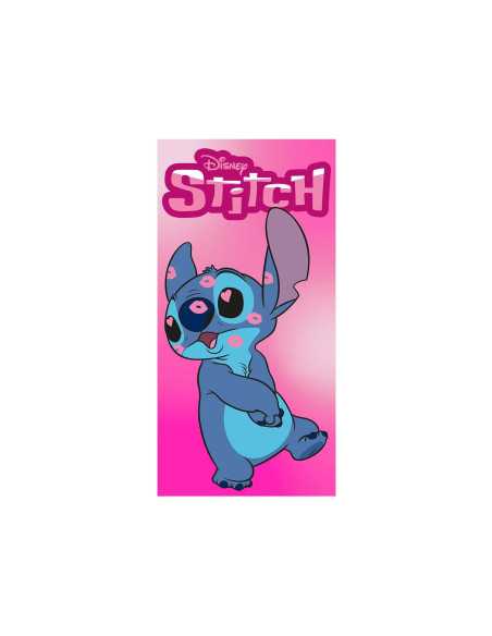 Toalla Playa Infantil Stitch Kiss | Toalla piscina Disney