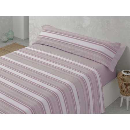 Jogo de lençóis Zari bege | Lençóis fáceis de engomar | Revitex