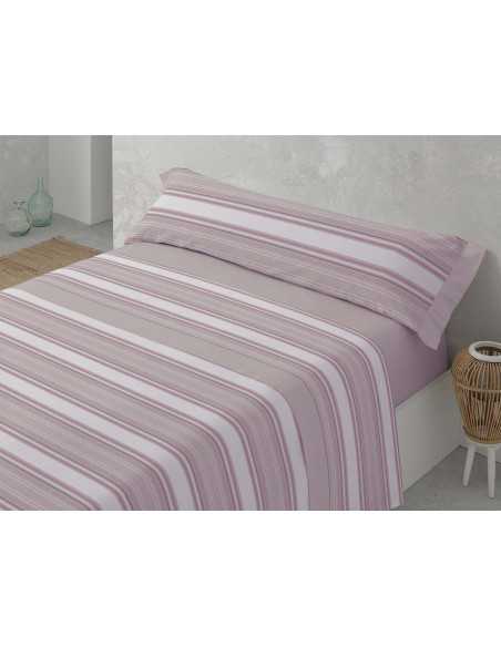 Jogo de lençóis Zari bege | Lençóis fáceis de engomar | Revitex