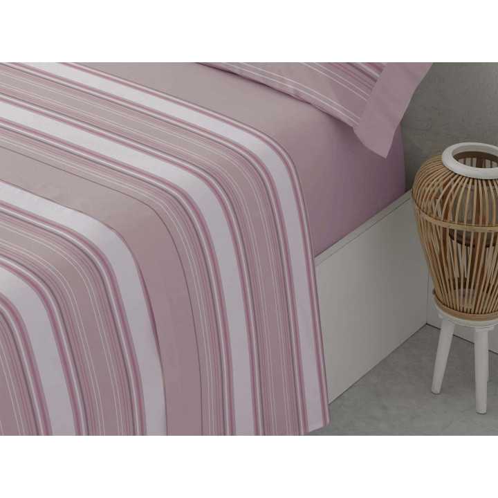 Jogo de lençóis Zari bege | Lençóis fáceis de engomar | Revitex