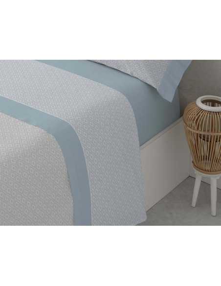 Juego Sábanas Isis agua | Sábanas planchado fácil | Revitex