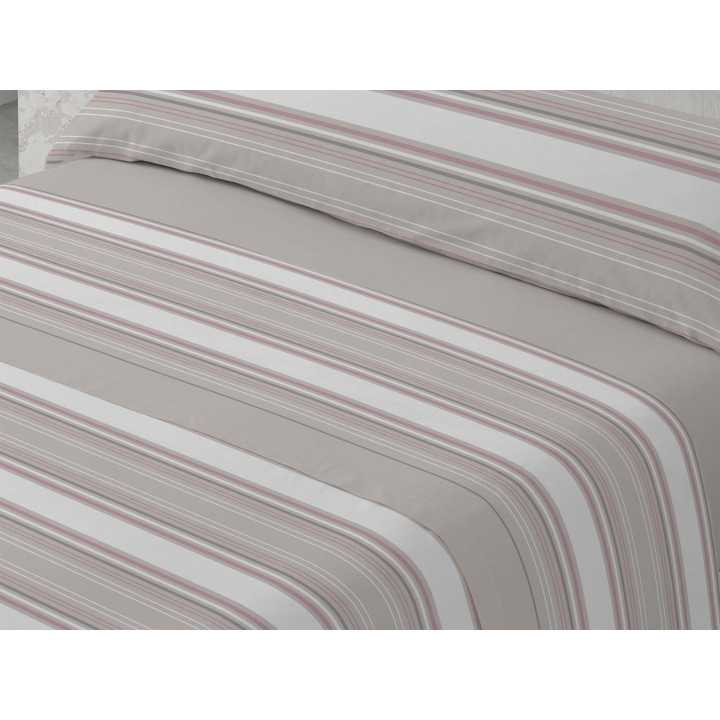 Jogo de lençóis Zari cinza | Lençóis fáceis de engomar | Revitex