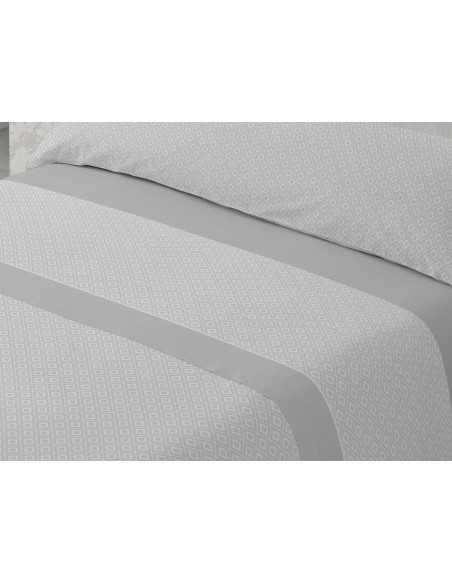 Juego Sábanas Isis gris | Sábanas planchado fácil | Revitex