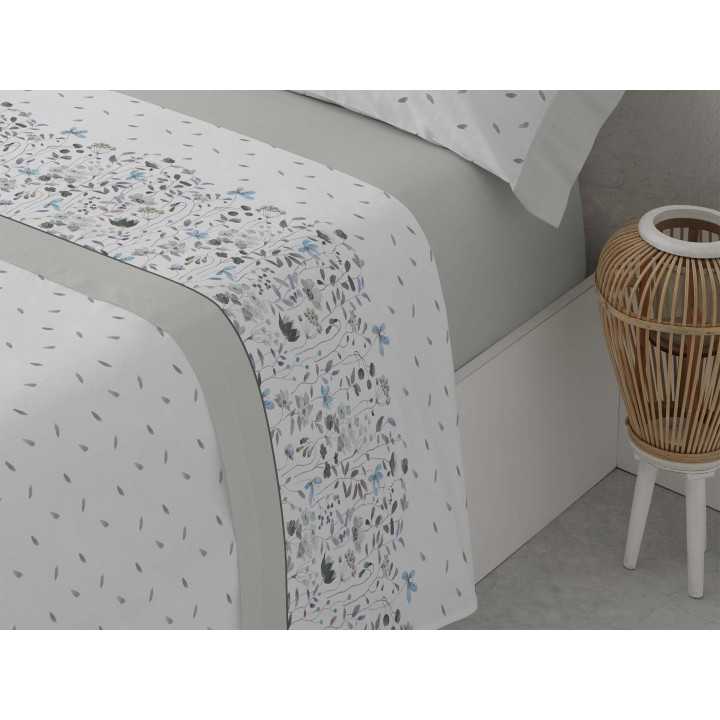 Juego Sábanas Jadiya gris | Sábanas planchado fácil | Revitex