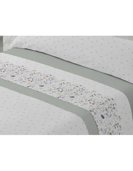 Juego Sábanas Jadiya verde | Sábanas planchado fácil | Revitex