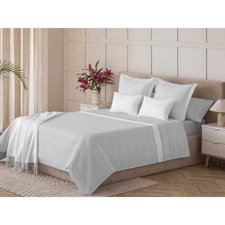 Jogo de lençóis MB Maison cinzento | Lençóis de algodão misto baratos