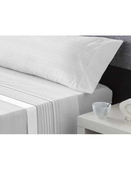 Juego Sábanas MB Maison gris | Sábanas mezcla algodón baratas