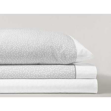 Juego Sábanas MB Sahara gris | Sábanas mezcla algodón baratas 2