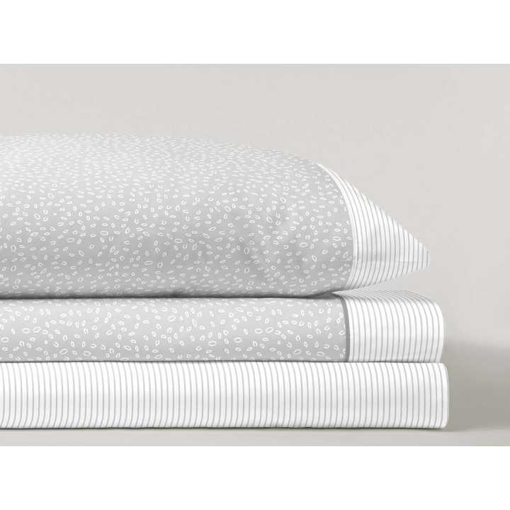 Juego Sábanas MB Sahara gris | Sábanas mezcla algodón baratas