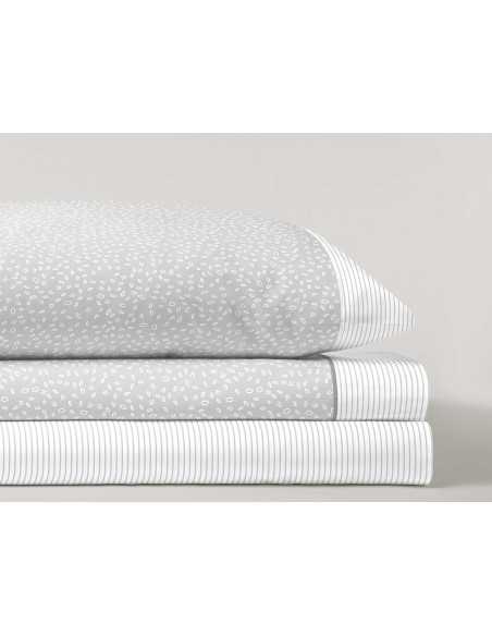 Juego Sábanas MB Sahara gris | Sábanas mezcla algodón baratas