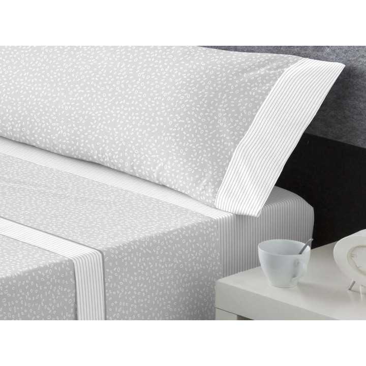 Jogo de lençóis MB Sahara cinza | Lençóis de algodão misto baratos