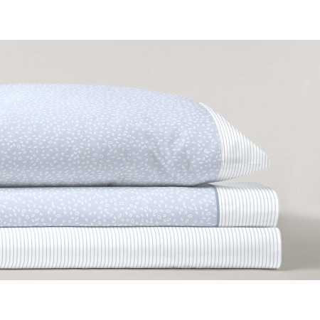 Juego Sábanas MB Sahara azul | Sábanas mezcla algodón baratas 2