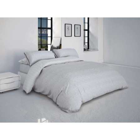 Capa de Edredão Albia Cinza | Atual Capa de Edredão 3 peças | revitex