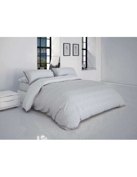 Funda Nórdica Albia Gris | Funda Nórdica actual 3 piezas | Revitex