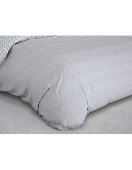 Capa de Edredão Albia Cinza | Atual Capa de Edredão 3 peças | revitex