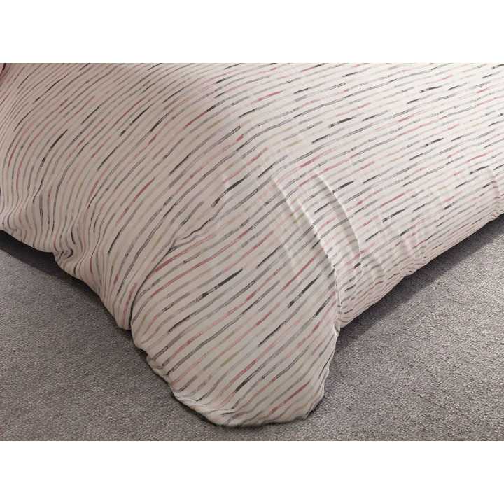 Capa de edredão Nasau rosa| Capa de edredão moderna de 3 peças | Revitex