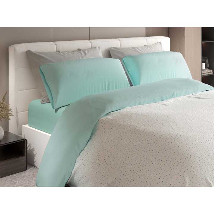 Capa de edredão Siros água | Capa de edredão moderna de 3 peças | Revitex