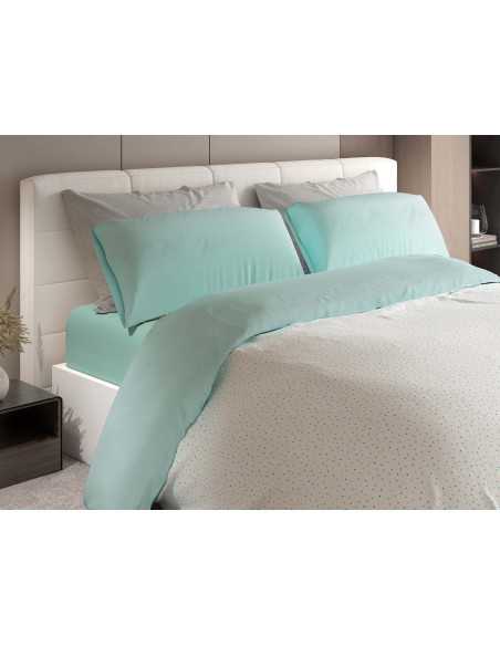 Capa de edredão Siros água | Capa de edredão moderna de 3 peças | Revitex