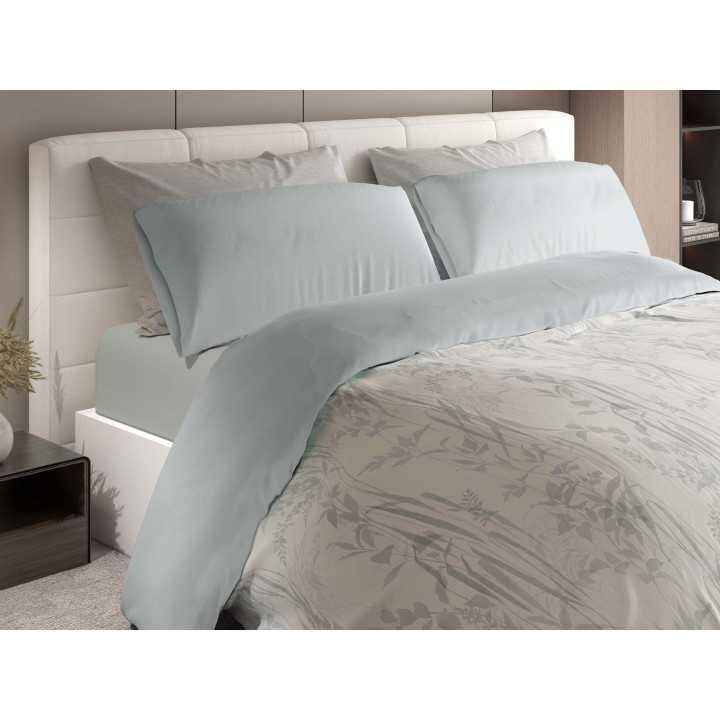 Capa de edredão Dorna Cinza | Capa de edredão moderna de 3 peças | Revitex