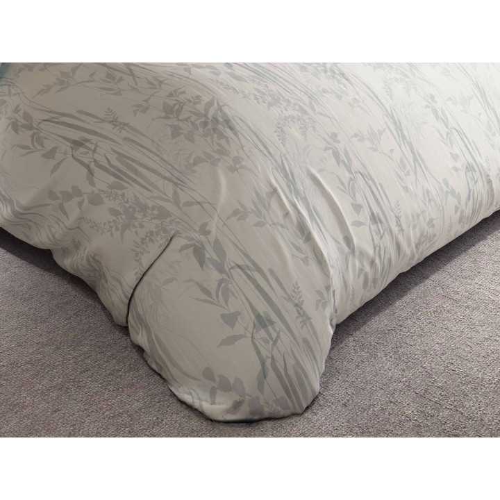 Capa de edredão Dorna Cinza | Capa de edredão moderna de 3 peças | Revitex