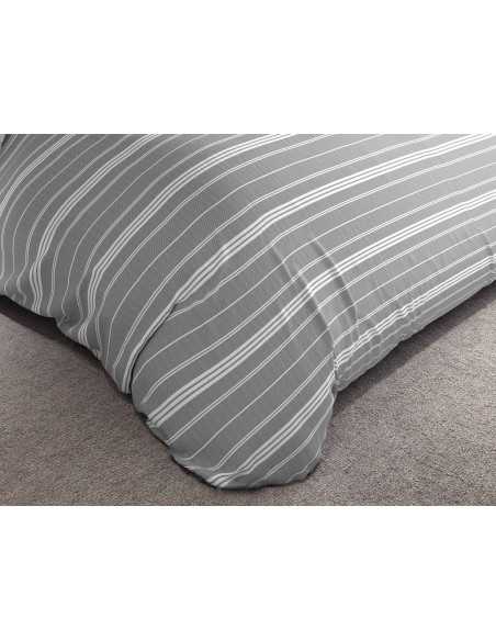 Funda Nórdica Harbour Gris | Funda Nórdica actual 3 piezas | Revitex