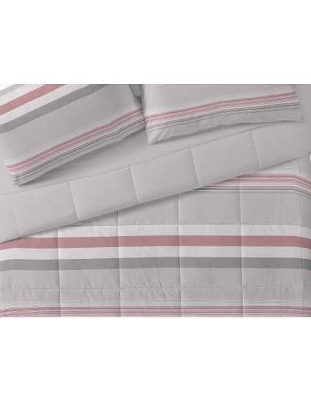 Edredão Altoval Garnet | Edredão de inverno design às riscas.