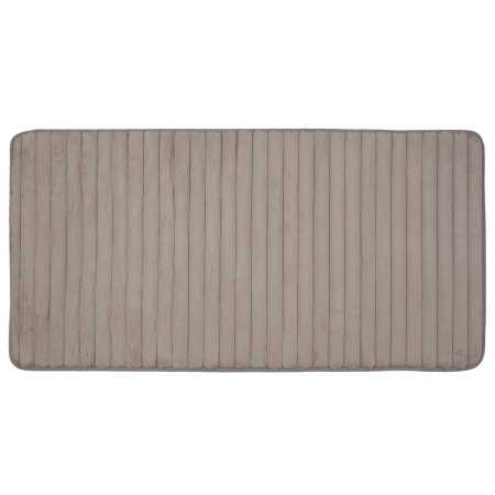 Alfombra canalé Mabel beige | Alfombra dormitorio o baño