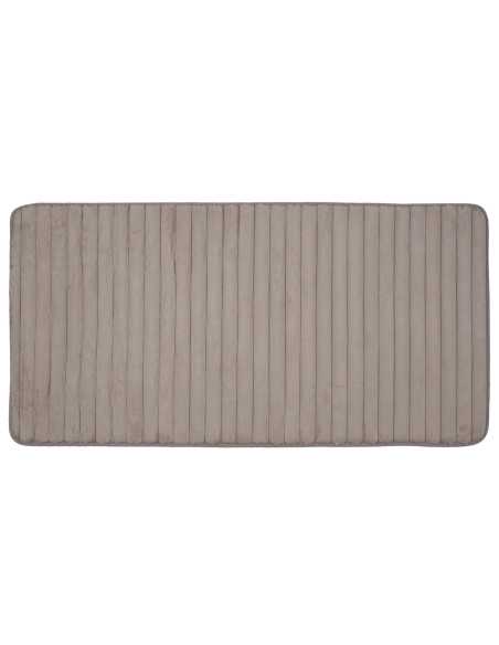 Alfombra canalé Mabel beige | Alfombra dormitorio o baño