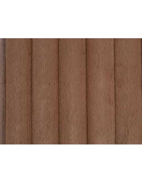 Alfombra canalé Mabel camel | Alfombra dormitorio o baño