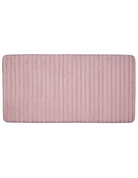 Tapete canelado rosa Mabel | Tapete para quarto ou casa de banho