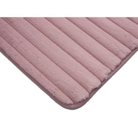 Tapete canelado rosa Mabel | Tapete para quarto ou casa de banho 2