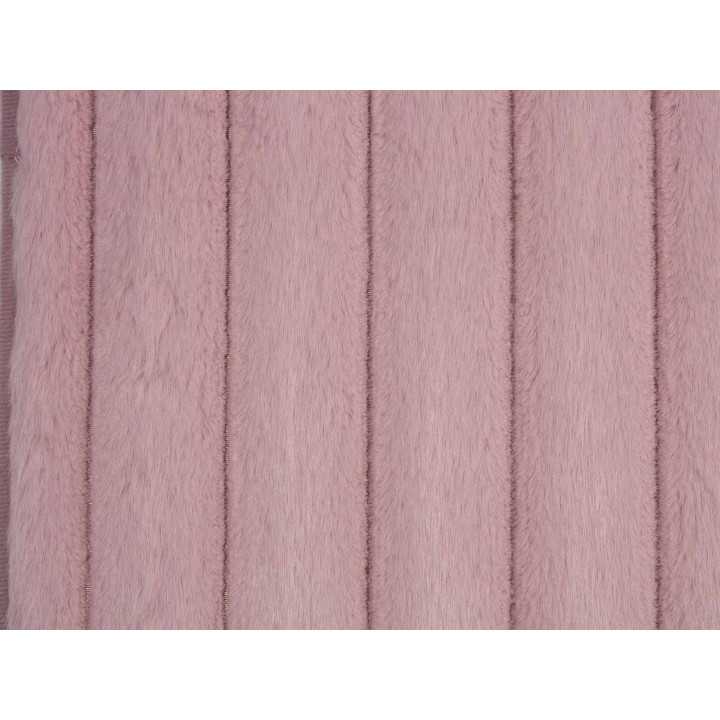 Tapete canelado rosa Mabel | Tapete para quarto ou casa de banho