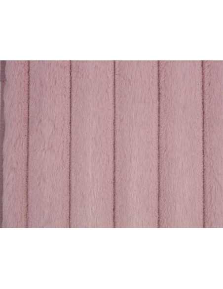 Tapete canelado rosa Mabel | Tapete para quarto ou casa de banho