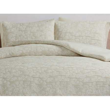 Edredão Baviera bege | Edredão de Inverno com Estampado Floral 2