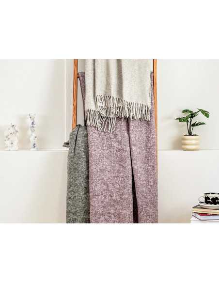 Manta plaid Dolz Madison | Manta auxiliar con flecos